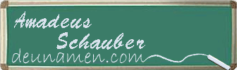 Amadeus Schauber Visitenkarte